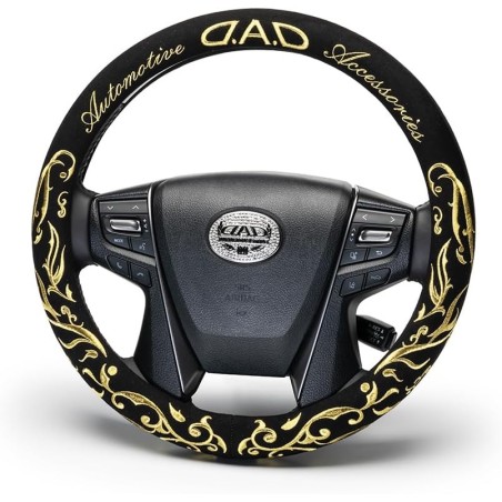 (CC-SWC) D.A.D GARSON (ディー.エー.ディー) Arabesque Steering Wheel Cover [HA705-01]