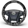 (CC-SWC) D.A.D GARSON (ディー.エー.ディー) Arabesque Steering Wheel Cover [HA705-02]