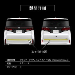 (C-BDTE) SHARE×STYLE TOYOTA 豐田 ALPHARD VELLFIRE (40) 獨家後門裝飾 [‎to-alvl07-me0204]