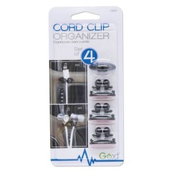 (CC-OT) 4 Pack Cord Clip Organizer [CAI23693]