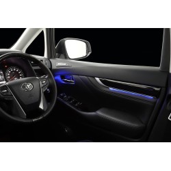 (CC-LRL) ‎AVEST (アベスト) TOYOTA ALPHARD VELLFIRE (30) LED Sky View Night Line Front Door Trim Ornament [AVAMAL30-F]