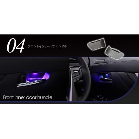 (CC-LRL) ‎AVEST (アベスト) TOYOTA ALPHARD VELLFIRE (30) ‎LED Sky View Night Line Front Inner Door Handle Panel [AVAMAL30-H]