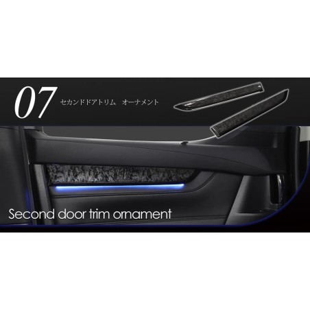 (CC-LRL) ‎AVEST (アベスト) TOYOTA ALPHARD VELLFIRE (30) ‎LED Sky View Night Line Second Door Trim Ornament [AVAMAL30-S]