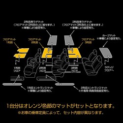 (CC-CM) D.A.D GARSON (ディー.エー.ディー) TOYOTA ALPHARD VELLFIRE (40) Executive Floor Mat [TY06-01]