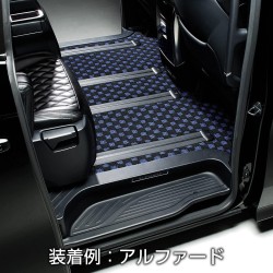 (CC-CM) D.A.D GARSON (ディー.エー.ディー) TOYOTA ALPHARD VELLFIRE (40) Check Rug Mat [‎TY0692-04]