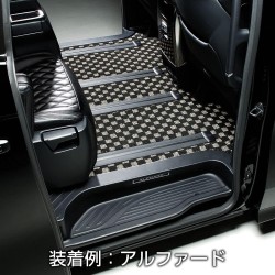 (CC-CM) D.A.D GARSON (ディー.エー.ディー) TOYOTA ALPHARD VELLFIRE (40) Check Rug Mat [‎TY0692-05]