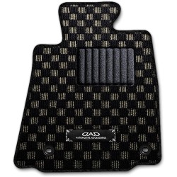 (CC-CM) D.A.D GARSON (ディー.エー.ディー) TOYOTA ALPHARD VELLFIRE (40) Check Rug Mat [‎TY0692-05]