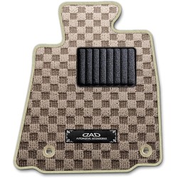 (CC-CM) D.A.D GARSON (ディー.エー.ディー) TOYOTA ALPHARD VELLFIRE (40) Check Rug Mat [‎TY0692-06]