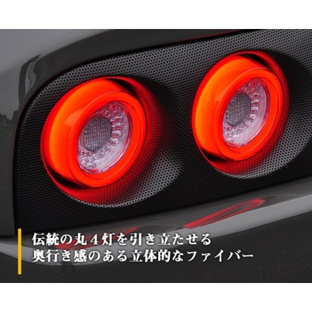 (CC-LTL) CRYSTALEYE (クリスタルアイ) FERRARI 法拉利 (F360 / F355 / F550 / F575 / F512 / F50) LED 光纖尾燈 [‎‎‎J256RS]