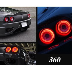 (CC-LTL) CRYSTALEYE (クリスタルアイ) FERRARI (F360 / F355 / F550 / F575 / F512 / F50) LED Turn Signal Fiber [‎‎‎J256RS]