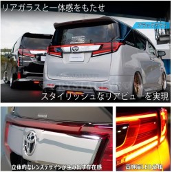 (CC-LTL) CRYSTALEYE (クリスタルアイ) TOYOTA 豐田 ALPHARD VELLFIRE (30前期) 光纖LED尾燈 [‎‎‎J201]