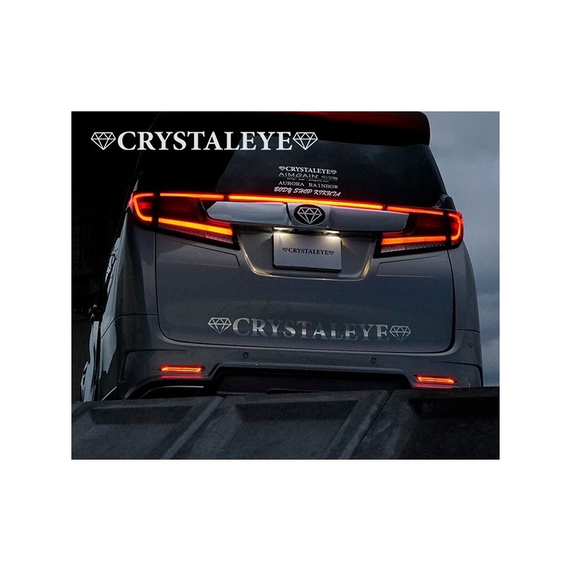 (CC-LRL) CRYSTALEYE (クリスタルアイ) TOYOTA ALPHARD VELLFIRE (30) High Rear Bumper LED Fiber Reflector [‎‎‎X032RR]