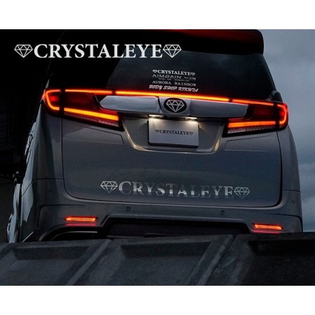 (CC-LRL) CRYSTALEYE (クリスタルアイ) TOYOTA ALPHARD VELLFIRE (30) High Rear Bumper LED Fiber Reflector [‎‎‎X032RR]