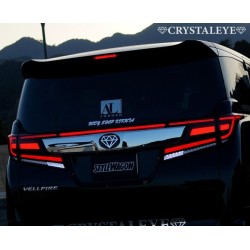 (CC-LBL) CRYSTALEYE (クリスタルアイ) TOYOTA 豐田 ALPHARD VELLFIRE (30) LED 尾翼煞車燈 [‎‎‎U003]