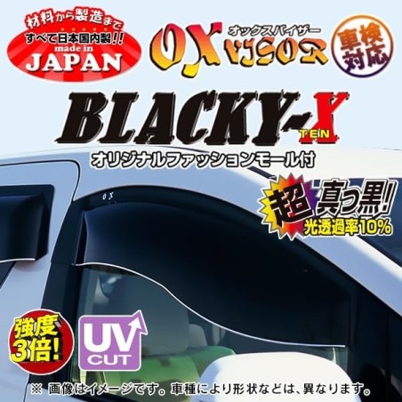 (C-BDDV)  OX (バイザー) TOYOTA 豐田 RAV4 (50) BLACKY-X 雨檔