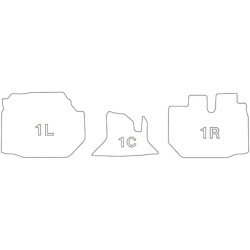 (CC-CM) Clazzio (クラッツィオ) TOYOTA 豐田 HIACE (200) 3D 橡膠地毯套裝 [5EETA0239K-SET]