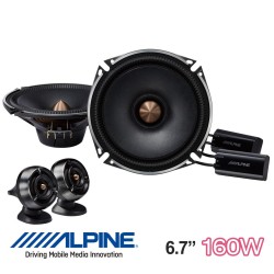 (C-AV-SP) Alpine (アルパイン) 160W 6.7” (17cm) Separate 2-Way, High Resolution Compatible Speakers [DDL-R170S]