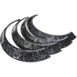 (CC-WRF) Kyostar Car Fender Flares Wheel Arches, Black [‎KD7067BK]