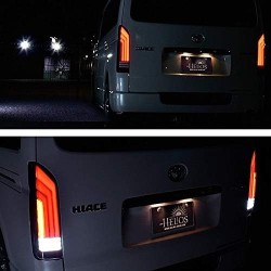 (CC-LTL) Helios TOYOTA HIACE (200) Wide SUN LED Fiber Full Beam Tail Lamp [hs-00045-clrd]