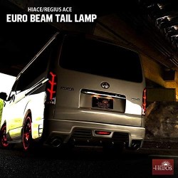 (CC-LTL) Helios TOYOTA 豐田 HIACE (200) Euro Beam LED 光纖尾燈 [hs-00038]