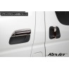 (C-BDO) Revier (レヴィーア) TOYOTA HIACE Interchangeable Outside Door Handle, Black Chrome [‎oh-ty3218-4d]