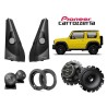 (C-AV-SP) Carrozzeria (Pioneer) SUZUKI JIMNY (JB74W) Tweeter Mounting Kit + Front Speaker [UD-K301+TS-F1640SII]