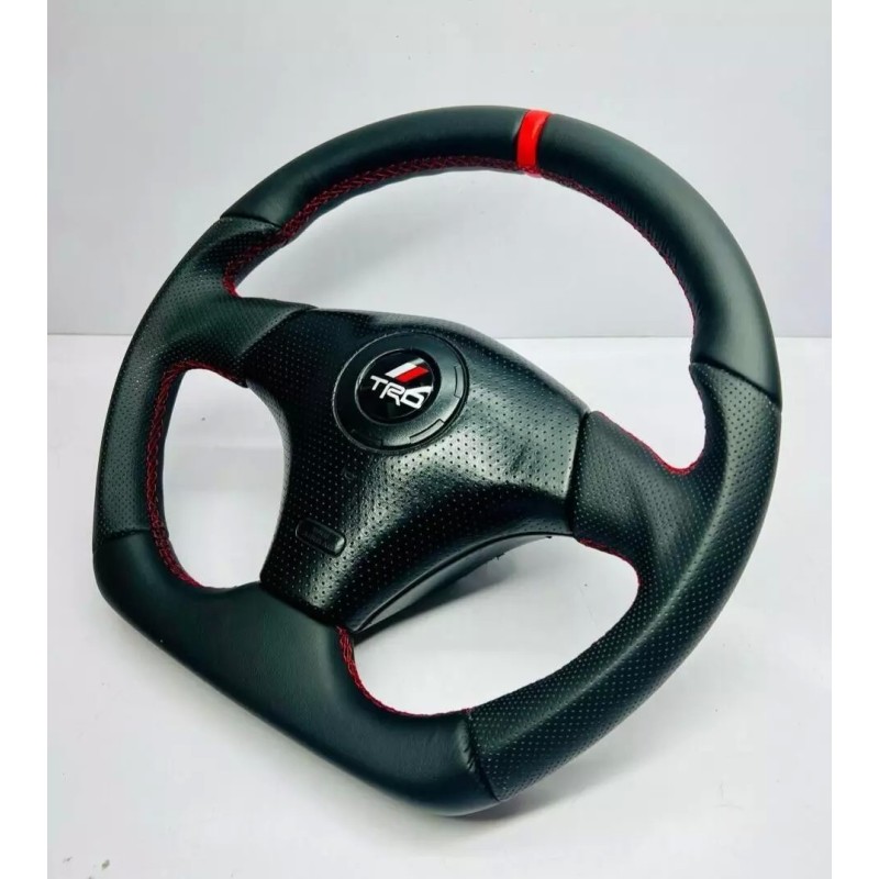 (CC-SW) TRD (ティーアールディー) TOYOTA MR-2 SPYDER, CELICA, Supra MK4 (JZA80) Flat Bottom Steering Wheel [921771]