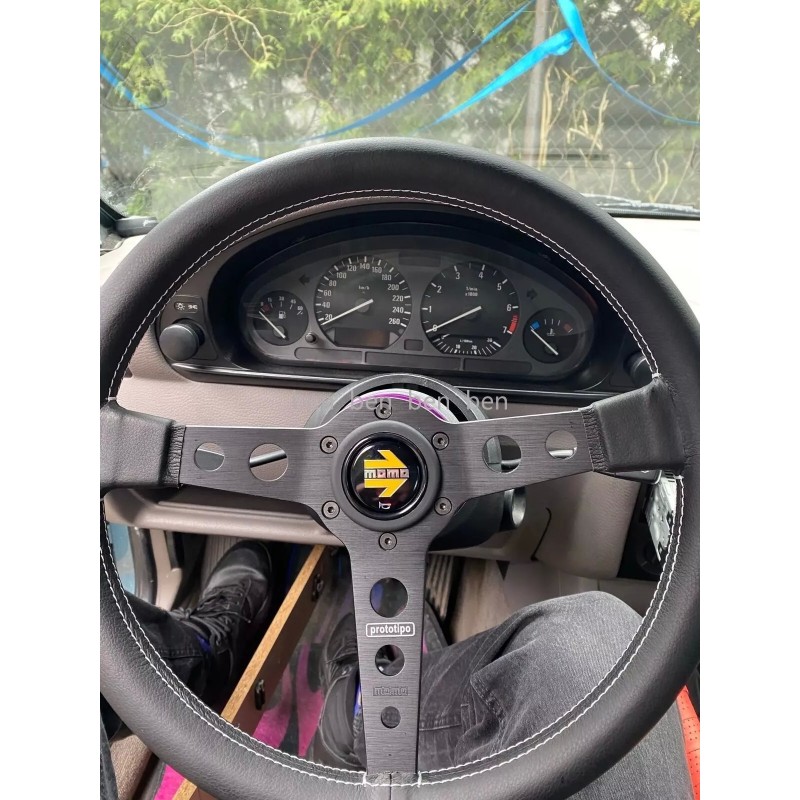 (CC-SW) MOMO 350mm/13.8" Prototipo Steering Wheel [PRO35BK2B]