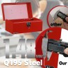 (GG-TB) P.I.T Portable Removable Tray Heavy Steel Tool Box with Metal Latch Closure [Alloy Steel-RD]