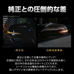 (CC-LTS) SHARE×STYLE (シェアスタイル) TOYOTA NOAH VOXY (80) LED Flowing Door Mirror Turn Signal [to-novo06-li0401-tw]