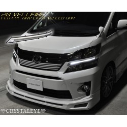 (CC-LDL) CRYSTALEYE (クリスタルアイ) TOYOTA VELLFIRE (20 Late) LED Daylight Garnish V2 [E020UW00]