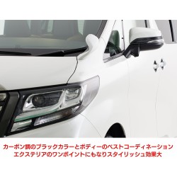 (C-BDTE) Alpine (アルパイン) TOYOTA 豐田 ALPHARD VELLFIRE (30) ‎後視鏡保護裝飾 [SSK-SM01AV]