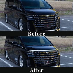 (C-BDTE) TOYOTA 豐田 ALPHARD VELLFIRE (40) SHARE×STYLE 專用前車冚裝飾, 3件 [to-alvl07-me0103]