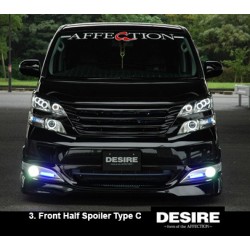 (C-BDBK) AFFECTION (アフェクション) TOYOTA VELLFIRE (20 Early) DESIRE HALF MODEL Body Kit