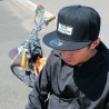 (G-AP-CH) MOON Custom Cycle Shop Flat Hat Visor Cap [CM124]