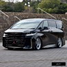 (C-BDTE) SHARE×STYLE TOYOTA 豐田 ALPHARD VELLFIRE (40) 獨家窗邊條裝飾, 4件 [to-alvl07-me0205-si]