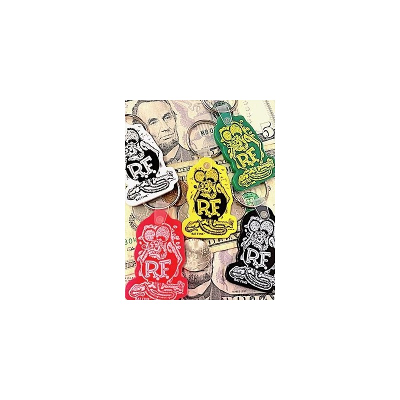 (GG-KC) Rat Fink Soft Rubber Key Ring [RKF020]