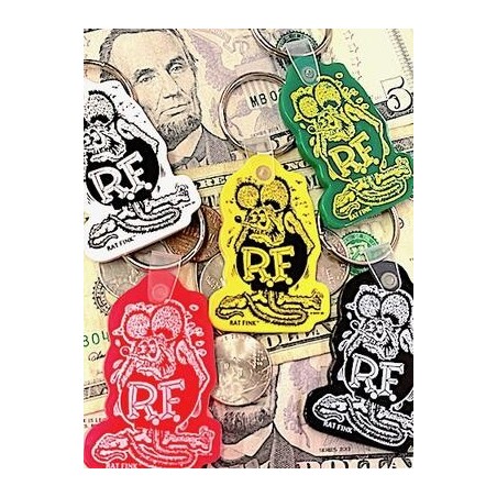 (GG-KC) Rat Fink Soft Rubber Key Ring [RKF020]