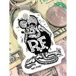 (GG-KC) Rat Fink Soft Rubber Key Ring [RKF020]