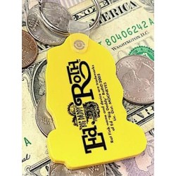 (GG-KC) Rat Fink Soft Rubber Key Ring [RKF020]