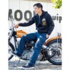 (G-AP-CJ) MOON Custom Cycle Shop Zip Hoodie [MQS152BK]