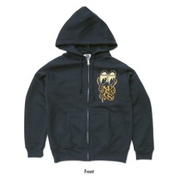 (G-AP-CJ) MOON Custom Cycle Shop Zip Hoodie [MQS152BK]