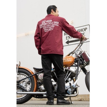 (G-AP-CJ) MOON Custom Cycle Shop Coach Jacket [MQW039]