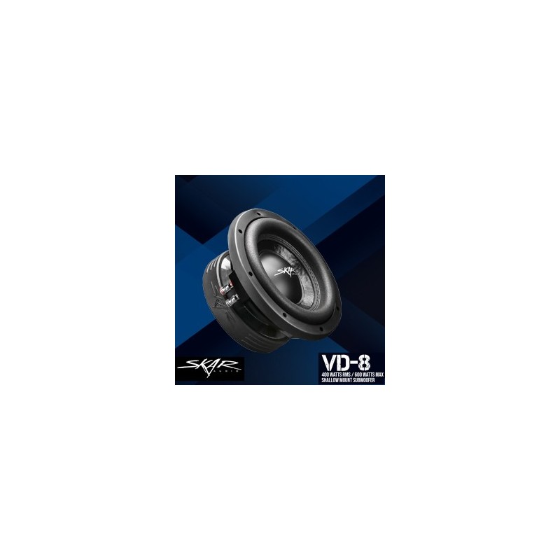 (C-AV-SW) Skar Audio VD Series 8" 600 Watt Max Power Car Subwoofer [‎VD-8]