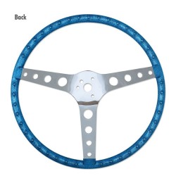 (CC-SW) MOONEYES ORIGINAL California Metal Flake "Finger Grip" Steering Wheel (15") [GS290FG]