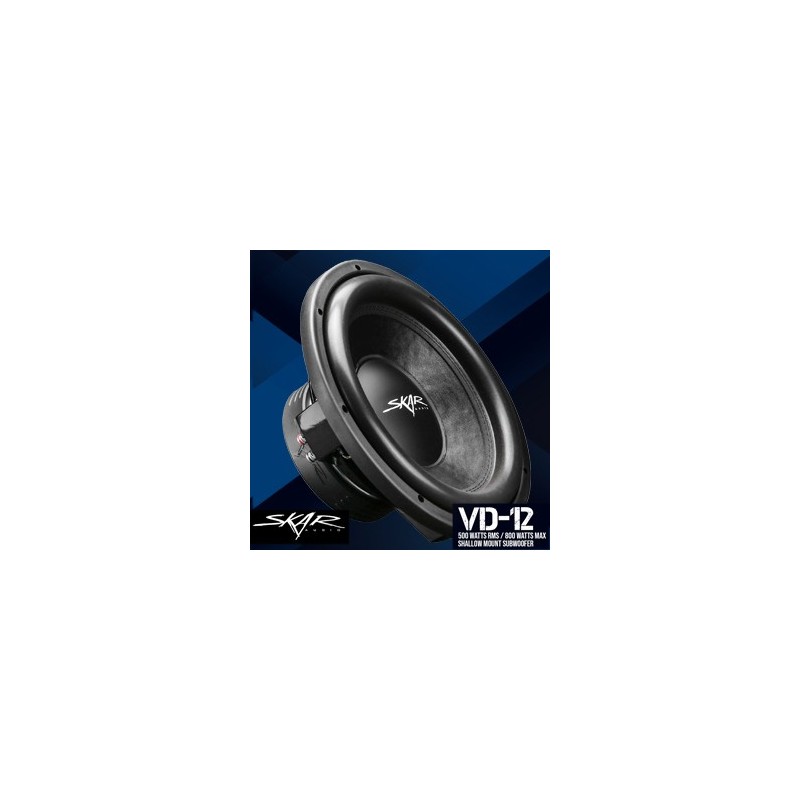 (C-AV-SW) Skar Audio VD Series 12" 800 Watt Max Power Car Subwoofer 重低音[‎VD-12]