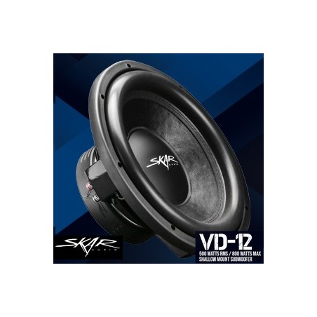 (C-AV-SW) Skar Audio VD Series 12" 800 Watt Max Power Car Subwoofer 重低音[‎VD-12]