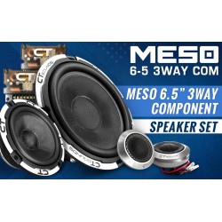 (C-AV-SP) CT Sounds Meso 6.5” 3Way 500 Watt Premium Component 喇叭套裝