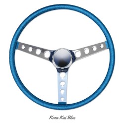 (CC-SW) MOONEYES ORIGINAL California Metal Flake "Finger Grip" Steering Wheel (15") [GS290FG]