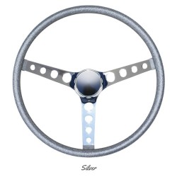 (CC-SW) MOONEYES ORIGINAL California Metal Flake "Finger Grip" Steering Wheel (15") [GS290FG]